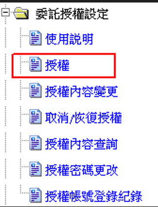 點選授權